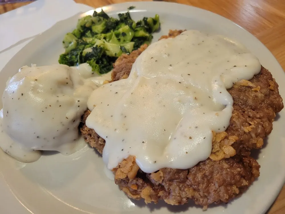 Chicken Fried Steak Mashed Potatoes Cheesy Mac