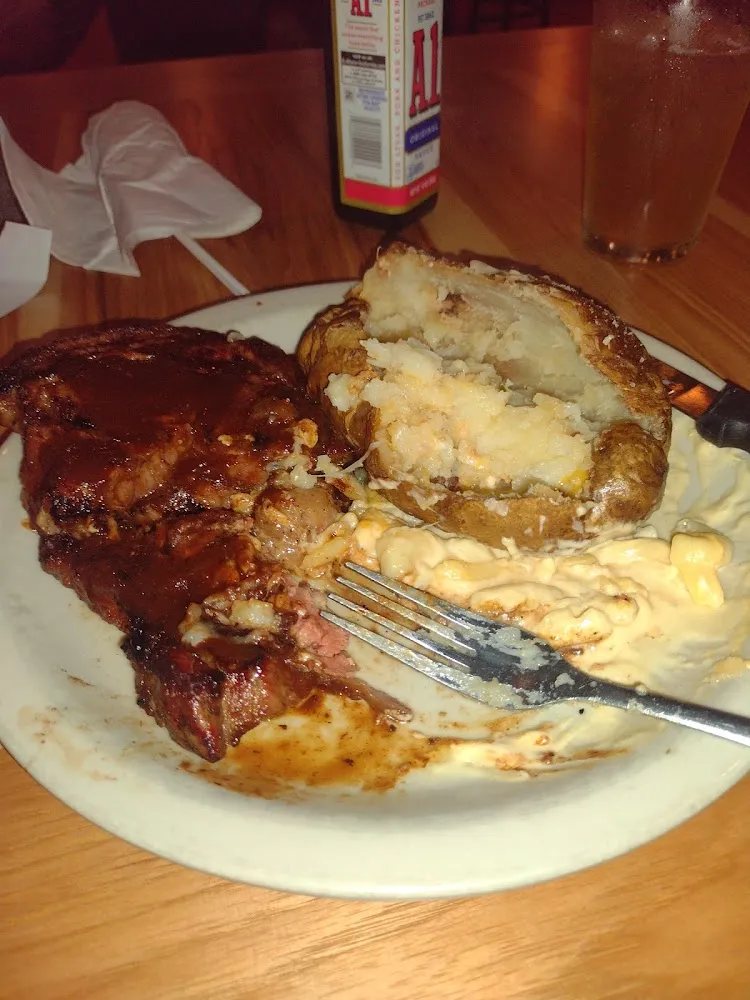 Ribeye Steak with Baked Potato
